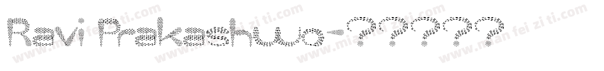 Ravi Prakashwo字体转换